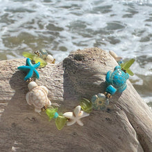 Load image into Gallery viewer, Turtle and Starfish Toggle Bracelets