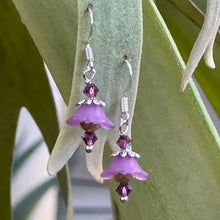 Load image into Gallery viewer, Lucite Earrings in Silver
