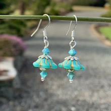 Load image into Gallery viewer, Lenka Czech Glass Flower Earrings