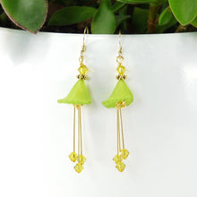 Load image into Gallery viewer, Lucite Dangle Earrings