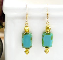 Load image into Gallery viewer, Rectangle Earrings