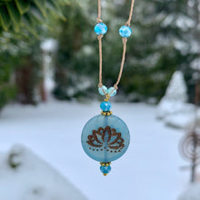 Load image into Gallery viewer, Lotus Pendant Necklace-5 Colors