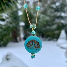 Load image into Gallery viewer, Lotus Pendant Necklace-5 Colors