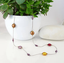 Load image into Gallery viewer, Murano 36" Hand Knotted Long Necklace