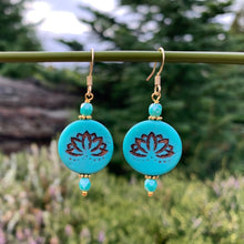 Load image into Gallery viewer, Lotus Earrings-5 Colors