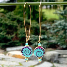 Load image into Gallery viewer, Long Loop Earrings-NEW!