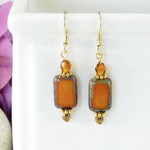 Load image into Gallery viewer, Rectangle Earrings