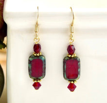 Load image into Gallery viewer, Rectangle Earrings
