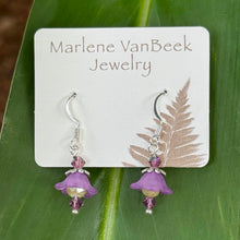 Load image into Gallery viewer, Lucite Earrings in Silver
