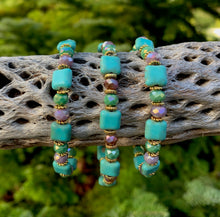 Load image into Gallery viewer, Magnesite Turquoise Stretchy Bracelet
