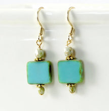 Load image into Gallery viewer, Square Earrings
