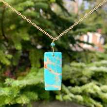 Load image into Gallery viewer, Magnesite Chain 18&quot; Necklace
