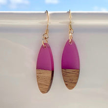 Load image into Gallery viewer, Wood/Resin Earrings-NEW!
