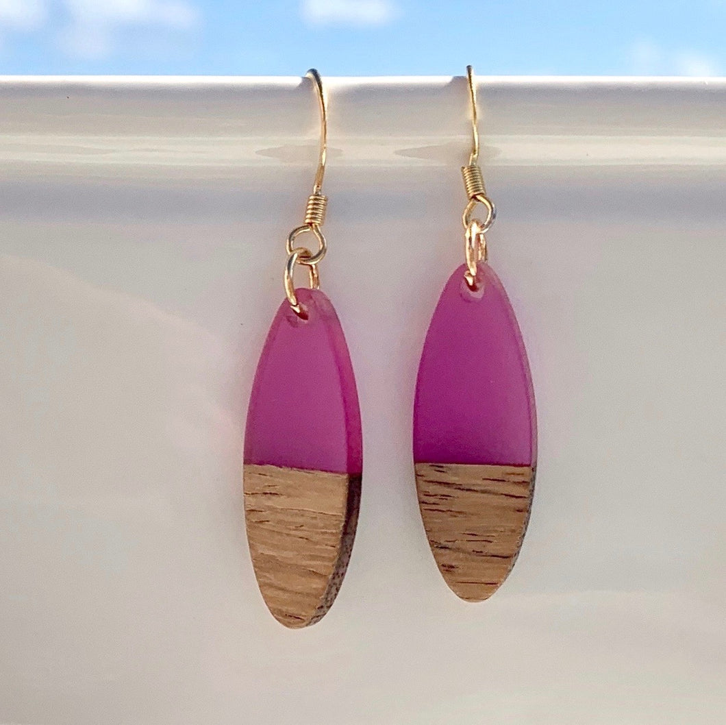 Wood/Resin Earrings-NEW!